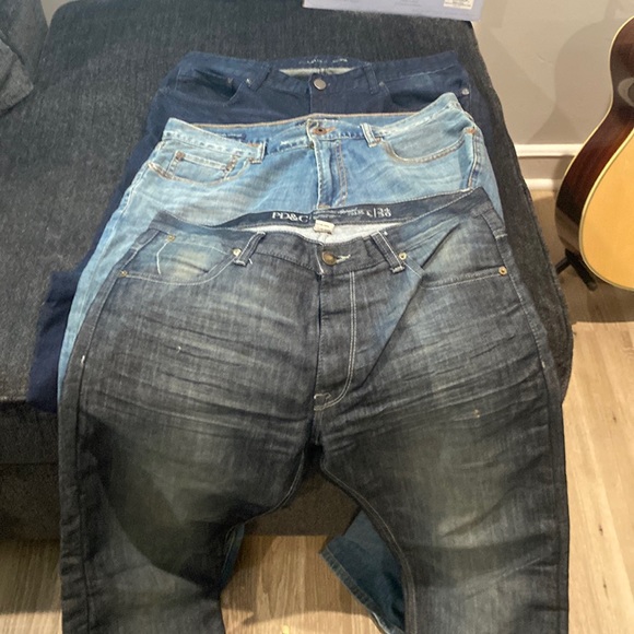 Mens jeans. Calvin Klein lucky brand and pd&c. Size 34x30 - Picture 1 of 5